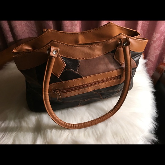 Winslow patchwork leather handbag - Picture 2 of 4